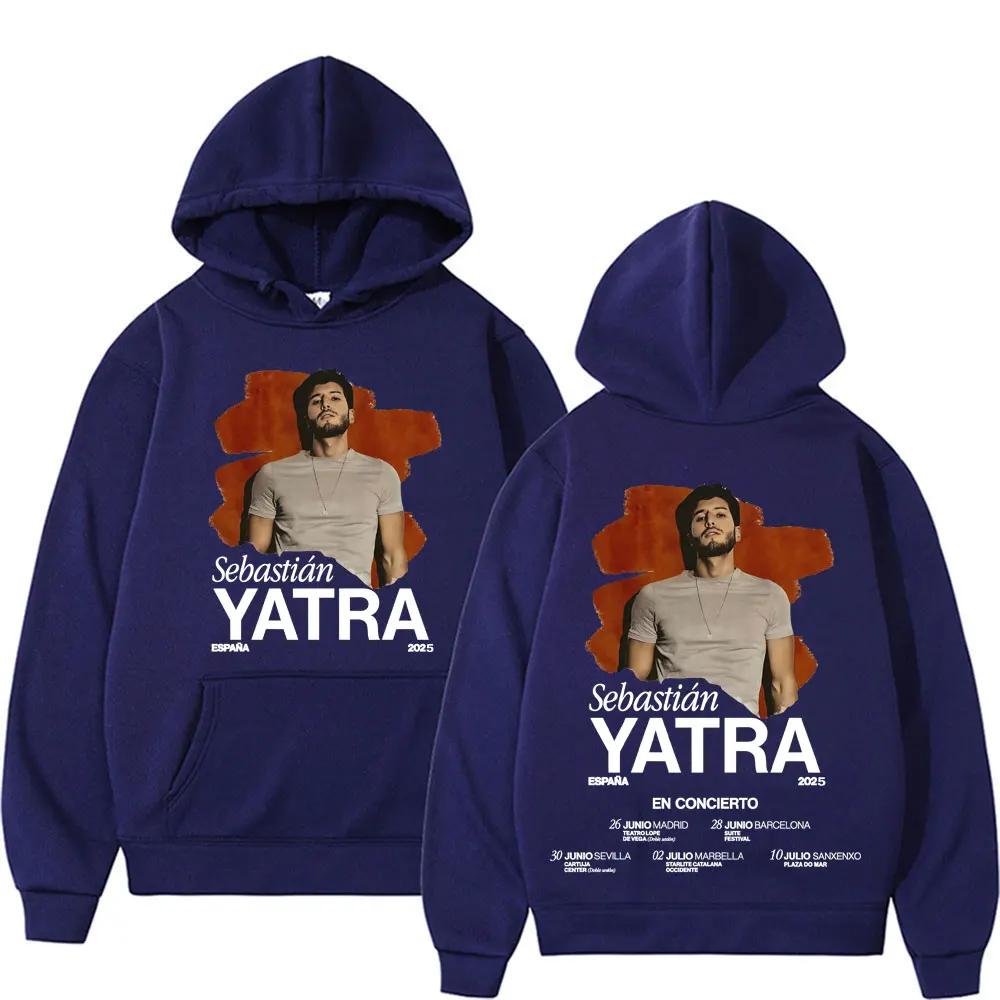 Sebastian Yatra Musikalbum Tour 2025 Merch Sweatshirts Herren Damen Retro Gothic Kleidung Hip Hop Hoodie Langarm Lässige Hoodies