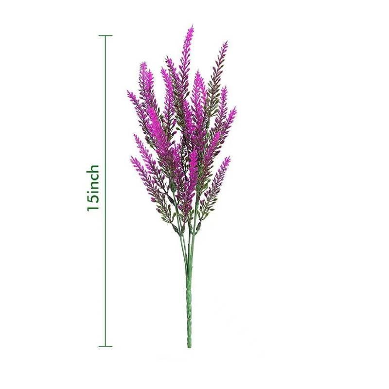 Lavender Artificial Flower Plant With Plastic Stems For Home Decor And Wedding Events