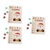 Christmas Roll-a-Santa Puzzle Game Xmas Family Gathering Game Santa Pieces Puzzle Rolls The Dice
