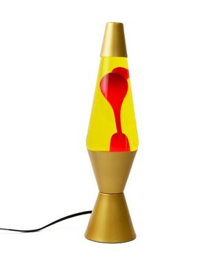 Bcl Motion Lamp Gold X Red Blue Table Lamp