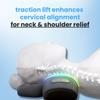 Durable And Safe Soothe-3-In-1 Neck Massager Cervical Pillow Hot Compress Vibration Massage Neck Traction Relax Pillow Spine Support Massager