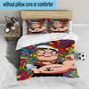 Popeye's Strength Displayed 3PCS Bedding set,Ideal for 1pc Duvet Cover And 2pcs Pillowcases Perfect for Fan gift,Ideal for Bedroom, Dormitory