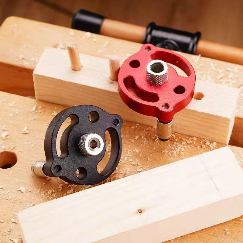 Self Centering Doweling Jig, Dowel Drill Guide Drill Guide For Straight Holes Wood Panel Hole Puncher Locator