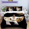Elvis 3pcs Bedding Set Duvet Cover Closure Includes 1 Duvet Cover & 2 Pillowcases for All Seasons Bedroom Home Dorm Decor