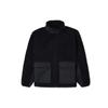 Converse Velvet Jackets Men's Black Stand Collar Moderate 10021937-A02