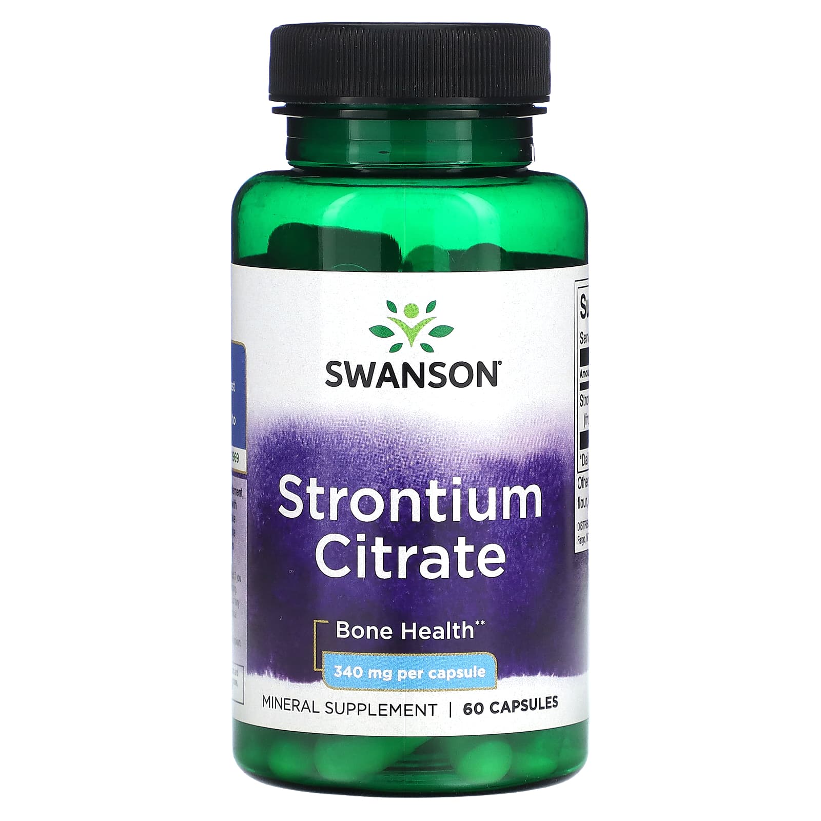 

Strontium Citrate, 340Mg, 60 Capsules
