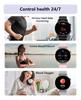 2025 Nové GPS Chytré hodinky Ženy Pravý AMOLED 466*466 HD Displej Sledování zdraví Sportovní NFC Hlas Bluetooth Volání Chytré hodinky Dámské