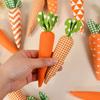 Soft Fabric Easter Carrot Ornaments High Quality Fabric Carrot Decorations  Party Favors