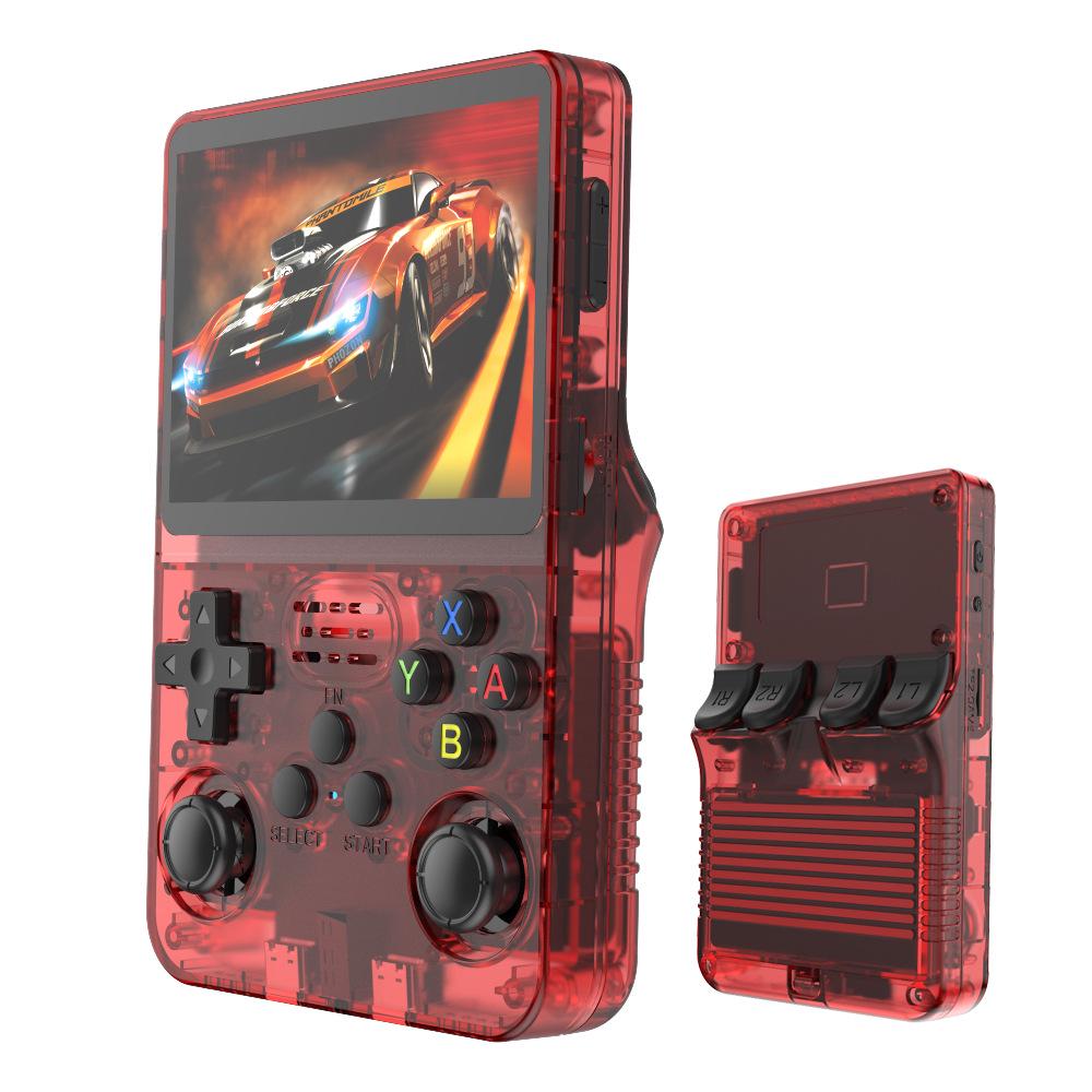 R36S Tragbare Retro-Spielkonsole - Handheld Duales System für PSP, GBA, Arcade-Spiele.