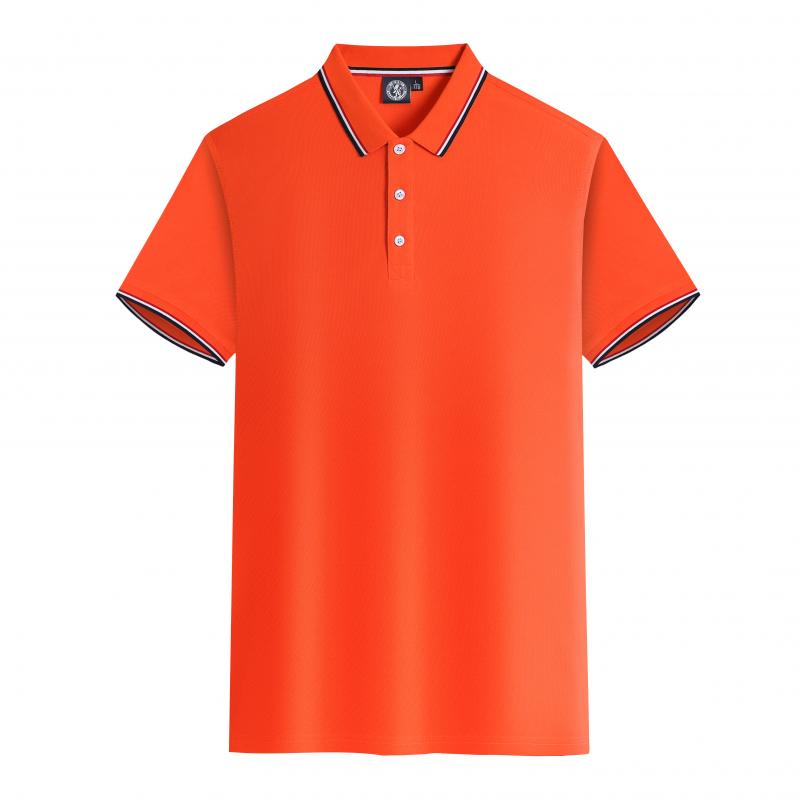 2026 Summer Men's Short sleeved Polo Shirt Business and Leisure 85% Polyester Fiber 15% Cotton Breathable and Versatile