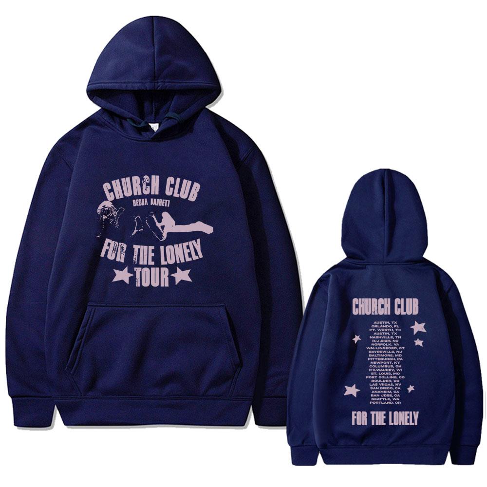 Warm Nessa Barrett Church Club for Solid Tour Men's fashion Pop Punk streetwear hoodie