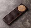 Solid Bamboo Wood Tea Tray Portable Rattan Mat Rectangle Serving Table Plate Storage Dish for Hotel Tea Plate Accessories Saucer
