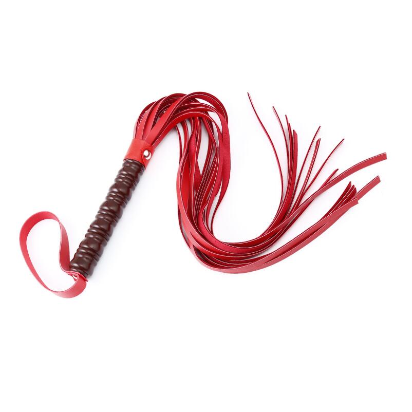 VaHppy Sex Whip 60CM 120G PU 4colors Game Toys Couple Flirting Spanking SM BDSM Tassel Tail Alternative Stimulation Sex Toys Delicate Handle