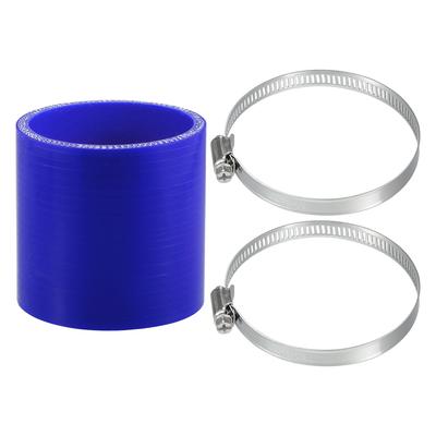 X AUTOHAUX Silicone Hose Silicone Tube with Hose Band Intercooler Turbo Intake Rajeter Hose
