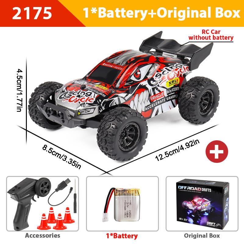 1:32 Mini RC Car With Camera 20Km/h Remote Control Off-Road High Speed Racing Drift Children Electric Toy Crawler for Kids Gift