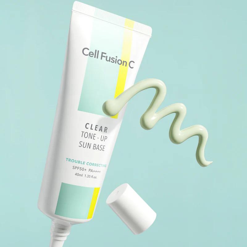 Cell Fusion C Tone-Up Sonnenbasis 40 ml SPF50+ PA++++ (Wasser Fit, Klar, Bluring)