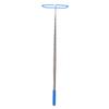 Disk Golf Retriever Disc Grabber with 3 Interchangeable Hooks Thick Stainless Steel Extendable Pole Rubber Coated Tips
