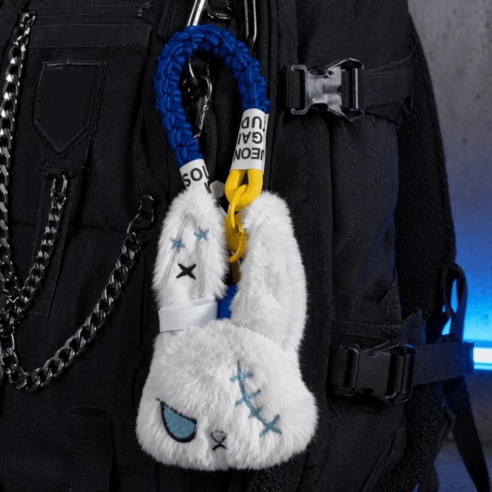 Gothic Phone Case Strap Soft Halloween Bag Charm Kawaii Rabbit Pendant Key Accessory