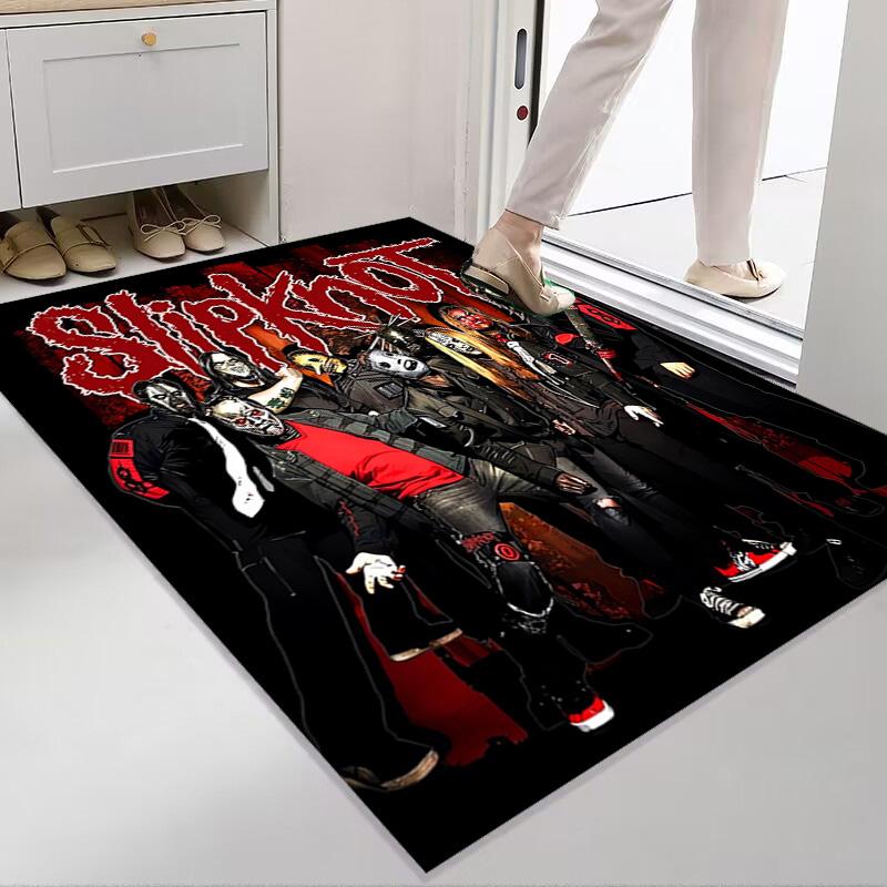 Slipknot: Chaos Rebellion carpet printing Suitable for all seasons Dormitory decoration Christmas gifts Bathroom mat