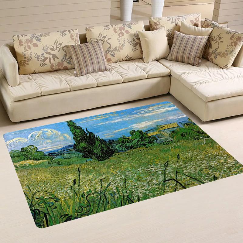 Útulný flanelový koberec na pohovku, měkký plyšový koberec do obývacího pokoje, velká plocha, podložka na podlahu, protiskluzová, domácí dekorace, hřejivý kobereček k posteli, okenní polštáře