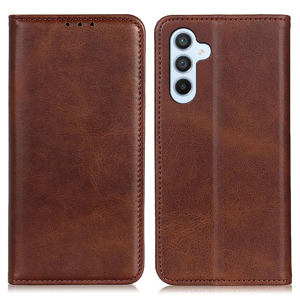 For Samsung Galaxy A57 5G Case Cowhide Texture Split Leather Flip Wallet Phone Cover