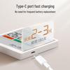 Yúnqín Large Screen Indoor Temperature Humidity Monitor Clock
