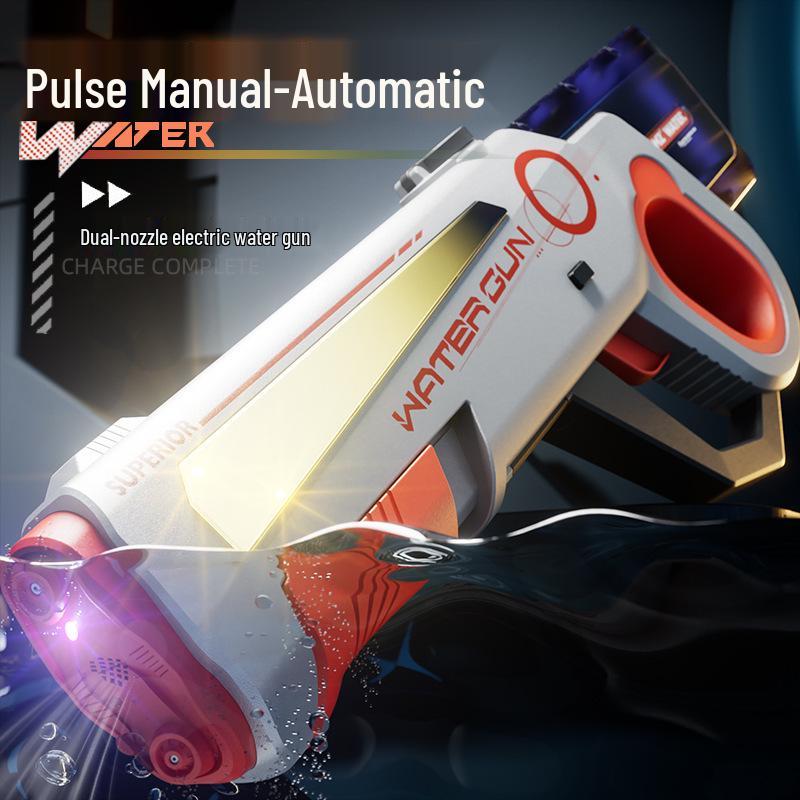 Automatic Pulse Electric Water Gun with Lights for Kids - Outdoor Splash Toy