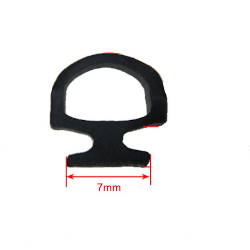 Aluminium Door Window EPDM Rubber Sealing Strip Sliding Screen Sash Seals Gasket 5/6/7mm10m Black