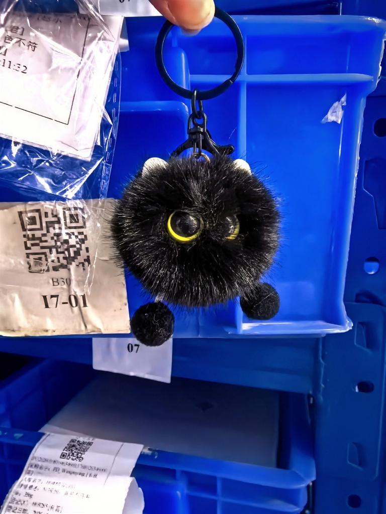 Briketler Araba Anahtarlık Kolye Peluş Top Kolye