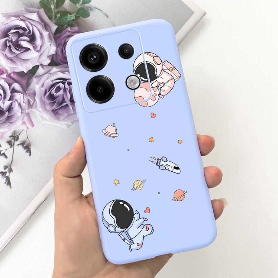 For Xiaomi Redmi Note 13 Pro 5G Phone Case Cow Print Checkered Pattern Soft Liquid Silicone Funda For Redmi Note 13 4G Pro+ Plus
