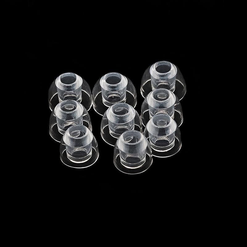 1Pairs Crystal Clear Silicone Earphone Cover In Ear Style Silicone Soft Earplugs Suitable For Senhai Iron Triangle Earphones