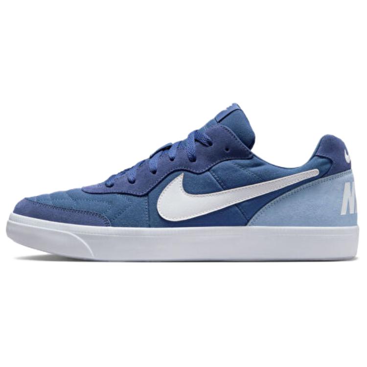 

Nike Tiempo Comfortable Versatile Durable Low-Top Skate Shoes Men Sneakers Blue White 644843-403 42.5