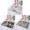 Marble Diatomaceous Bathroom Mat With Quick Drying And Non Slip Function For Home Decor