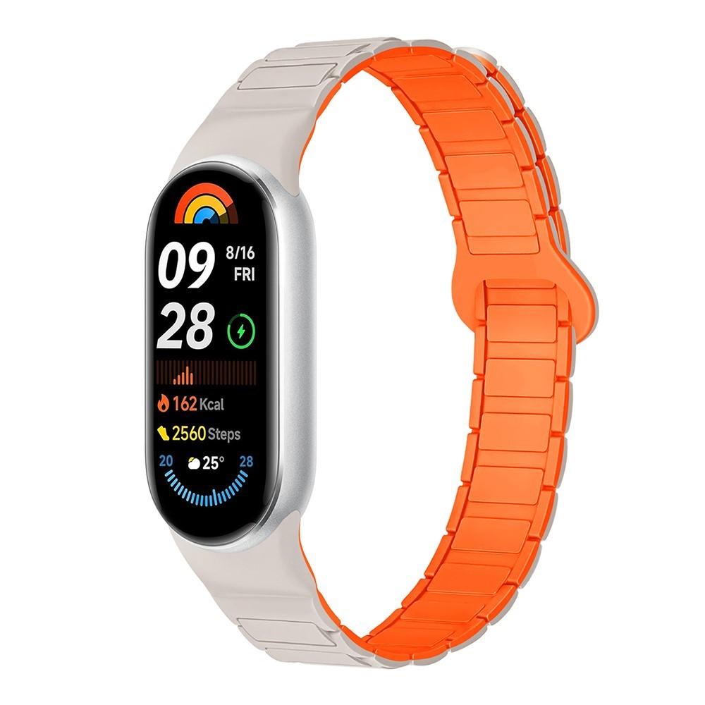 Silicone Strap For Xiaomi Mi Band 10 9 8 Wristband Accessories Magnetic Bracelet Belt Pulseira Correa Xiaomi Smart Band 8 9 10