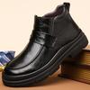 2025 direct sales men's shoes 2025 new velvet cotton shoes men's trend fashion warm casual shoes light work leather shoes