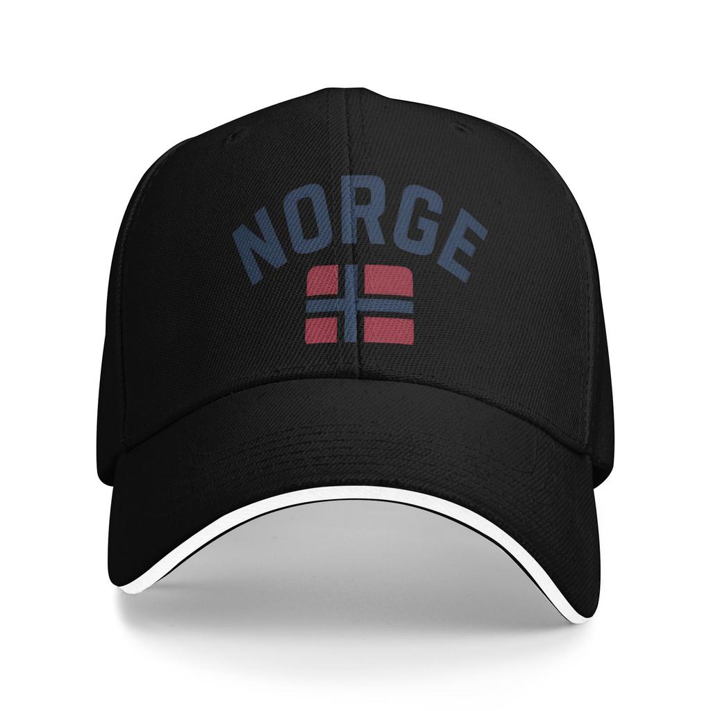 Norsko Norsko Nordický kříž Znak Baseballová čepice Dámská Unisex Truckerka Letní Přiléhavá Retro Běžecká Hippie Sluneční Clona Baseballové Čepice