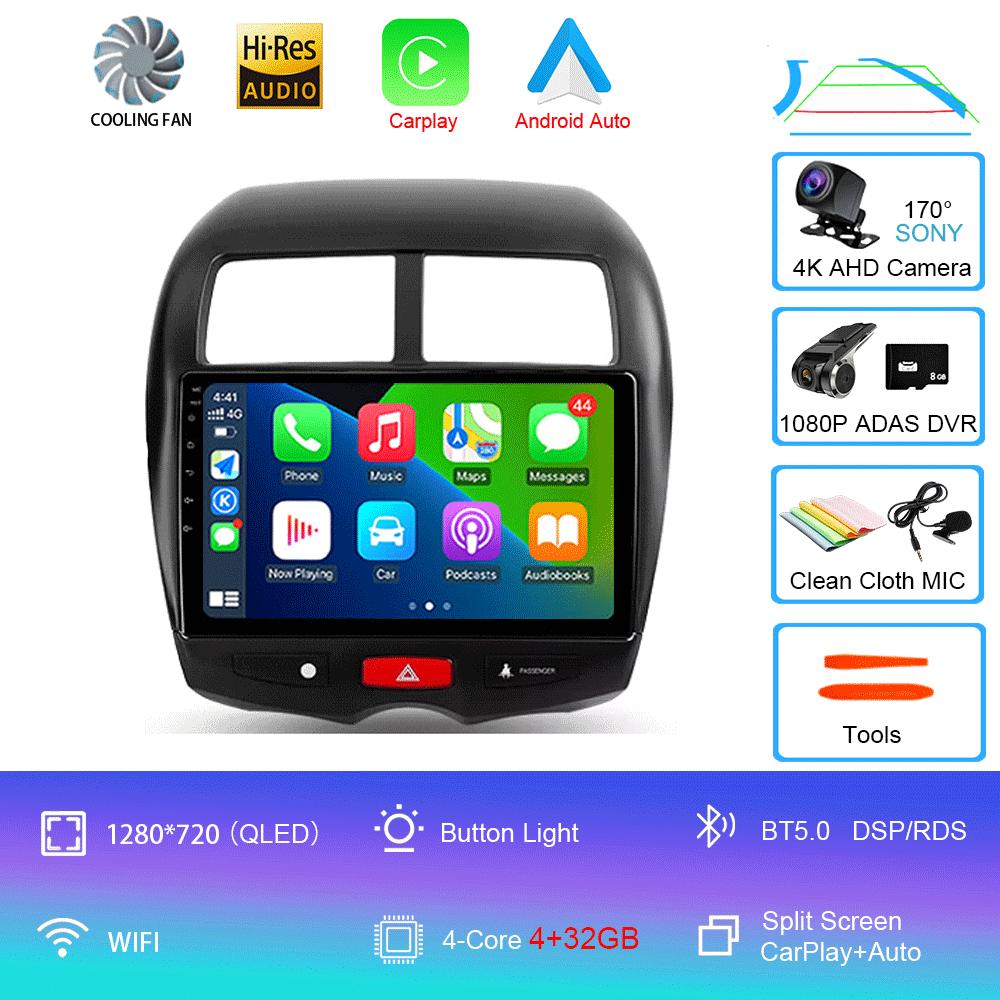 Android 14 Car Radio For Mitsubishi ASX 1 2010 - 2016 Multimedia Video Player Navigation Stereo GPS No 2din 2 Din Dvd