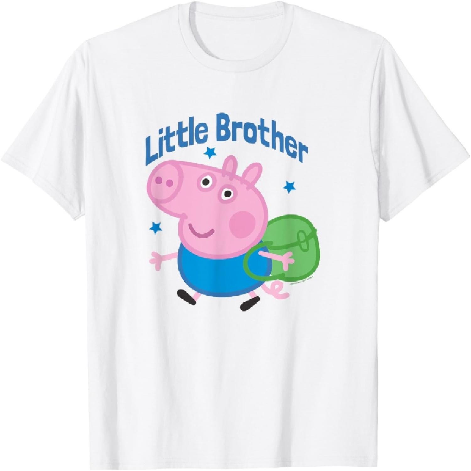 Футболка с изображением младшего брата Пеппы S