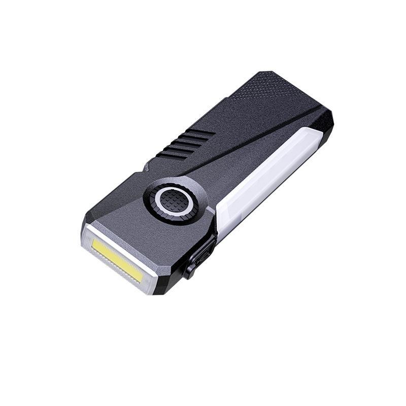 Mini USB Rechargeable Flashlight COB LED Work Light with Magnet, Waterproof Portable Torch for Outdoor Camping Repairing