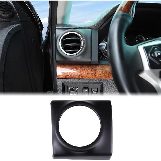 

Aunginsy Main Driver s Side Air Outlet Trim Frame Compatible with Toyota Tundra 2014-2021, Center Console Dashboard Side A/C Air Conditioning Vent матовый черный