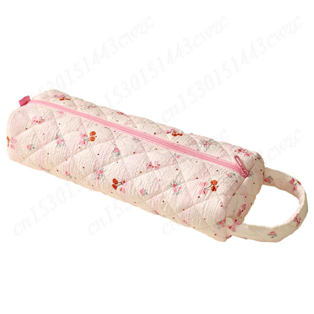 Quilted Portable Hair Tools Bag Anti-Scratch Padded Curling Clip Protect Sleeve Hair Dryer Carrying Case Commute Handbag