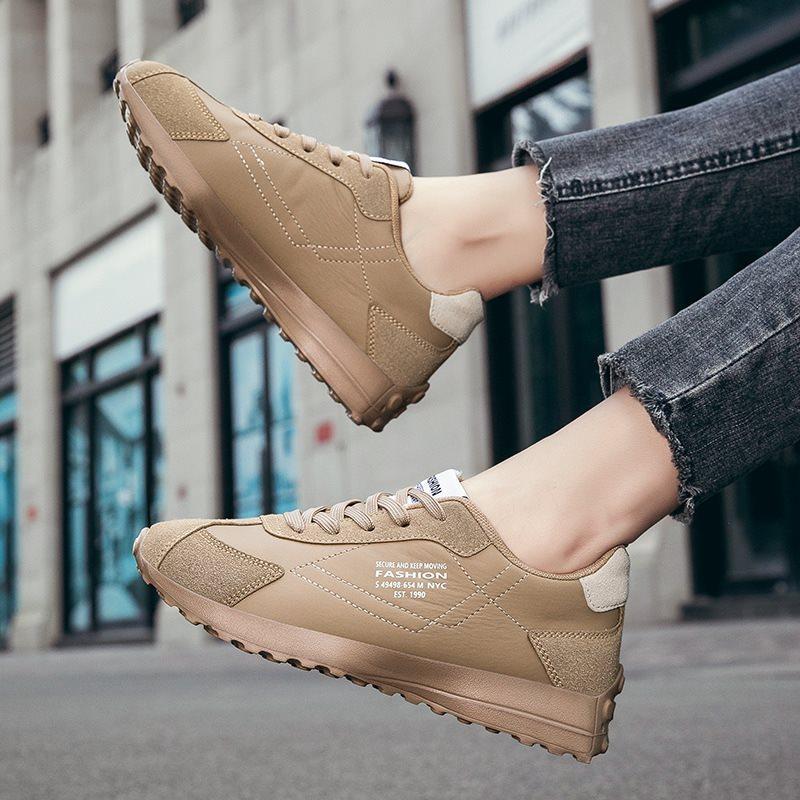 Women's New Casual Versatile Leather Soft-soled Forrest Gump Shoes