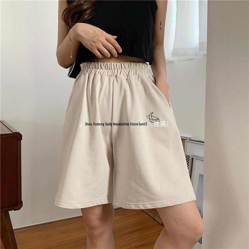 Women's High-Waist Korean Style Casual Summer Shorts - 2024 Trend for Yoga, Home, & Sports