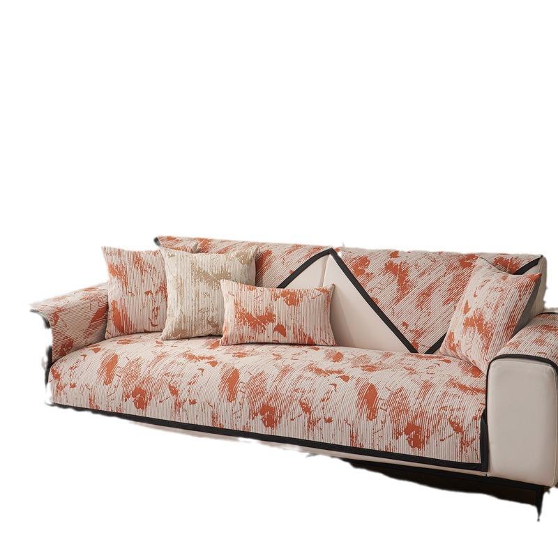 Colorful Chenille Sofa Cushion Light Luxury Four-season Universal Non-slip Sofa Cover Cover All-inclusive Simple Seat Cushion Cover