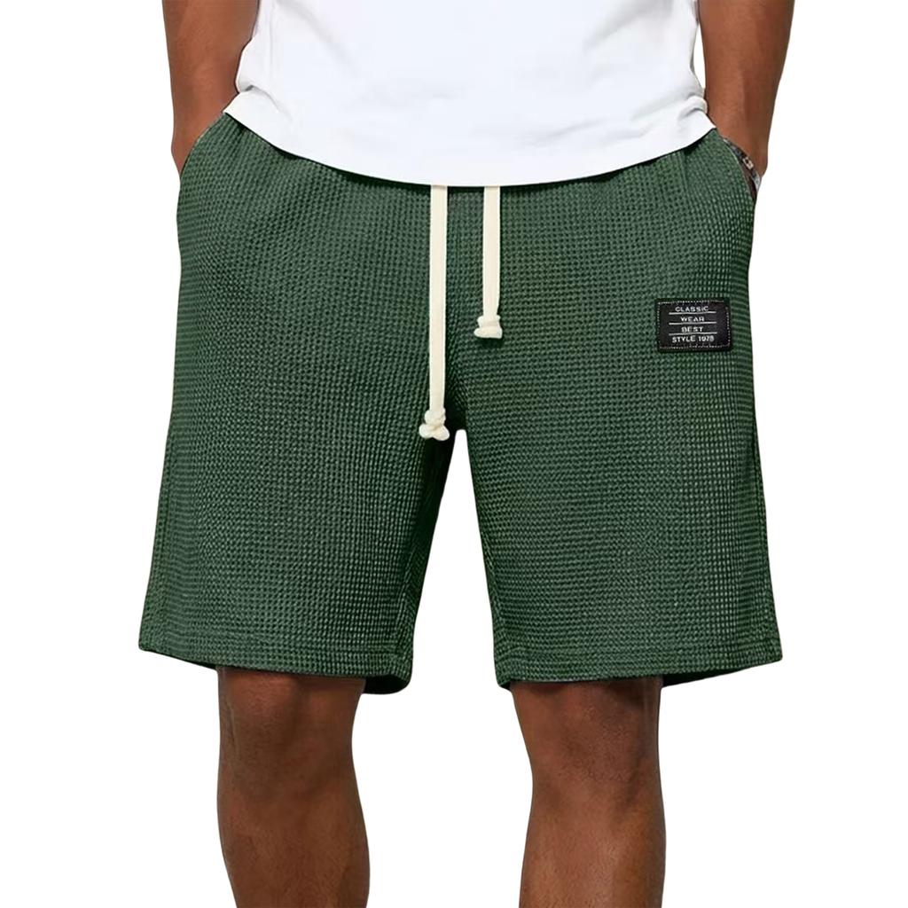 Men's Casual -Weave Drawstring Shorts