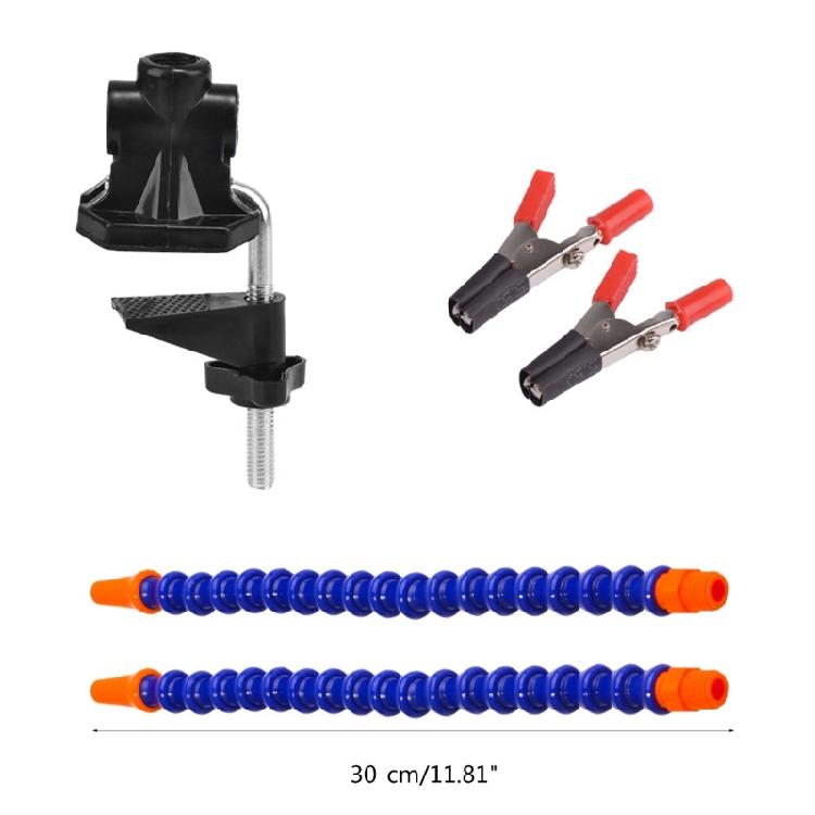Third Hands Soldering PCB Holder Tool Flexible Arms Weldings Helping Hands Tool