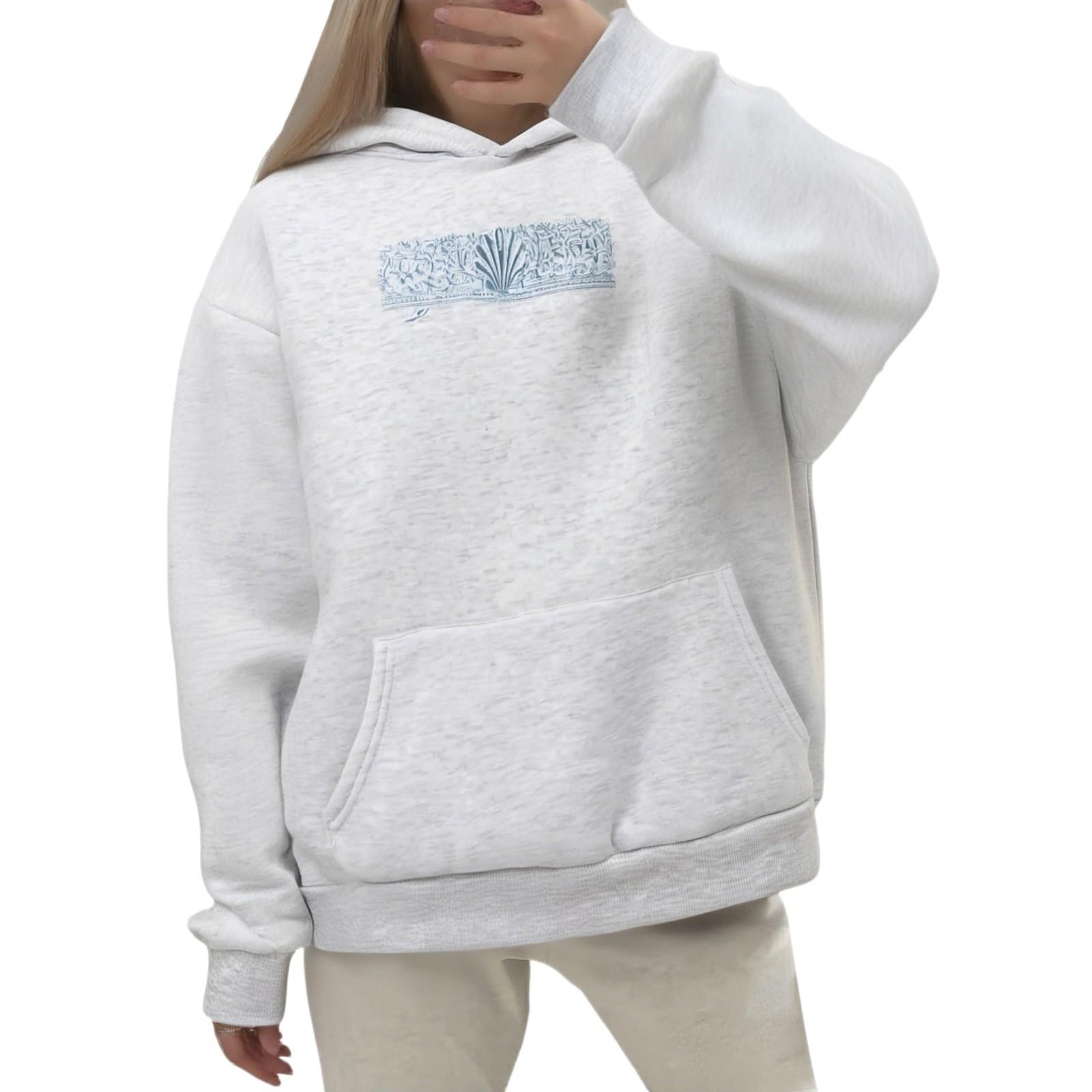 

Women s Fashionable And Comfortable Long-Sleeved Solid Color Hoodie L