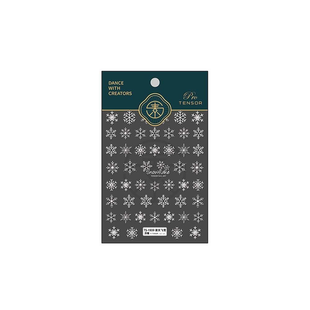 Santa Claus Elk Nail Stickers Christmas Nail Stickers Nail Art Decorations Snowflake Nail Decals