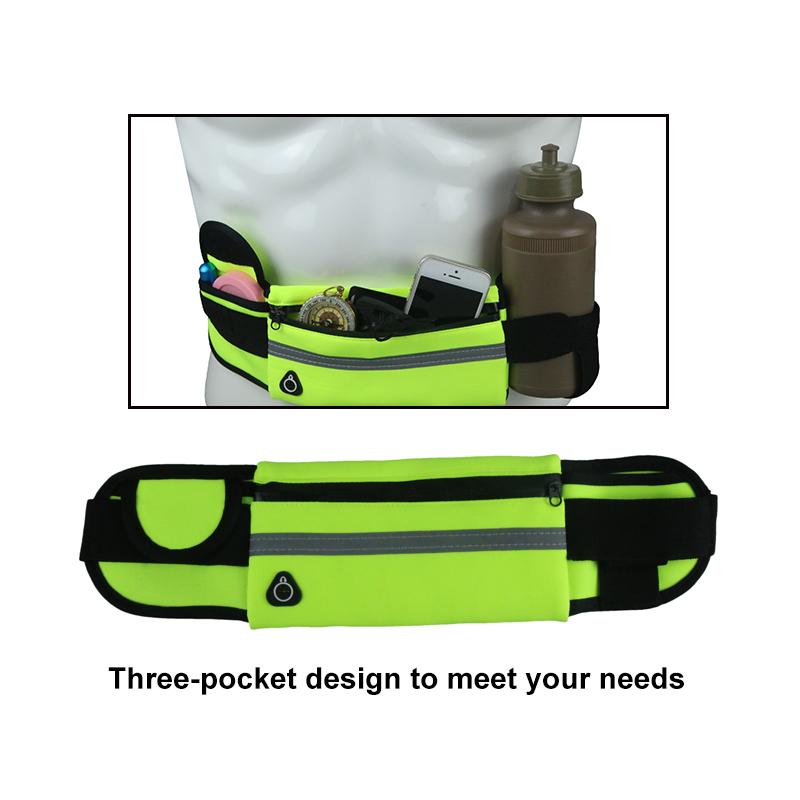 American Warehouse Waterproof Running Phone Holder Fluorescent Green Sports Gear for Outdoor Exercise Personal Defense Equipment LT20360 Fluorescent Green