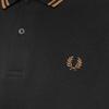 Fred Perry Men's Double Tipped Collar Long-Sleeved Polo Shirt